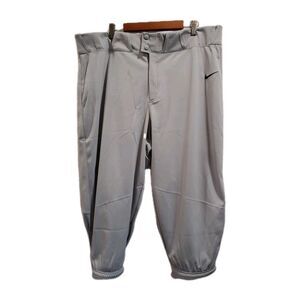 Nike Men's Size XXL Vapor Engineered High Baseball Pants Knee Length Gray NWT
